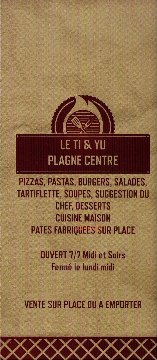 Le ti & yu — carte page 1