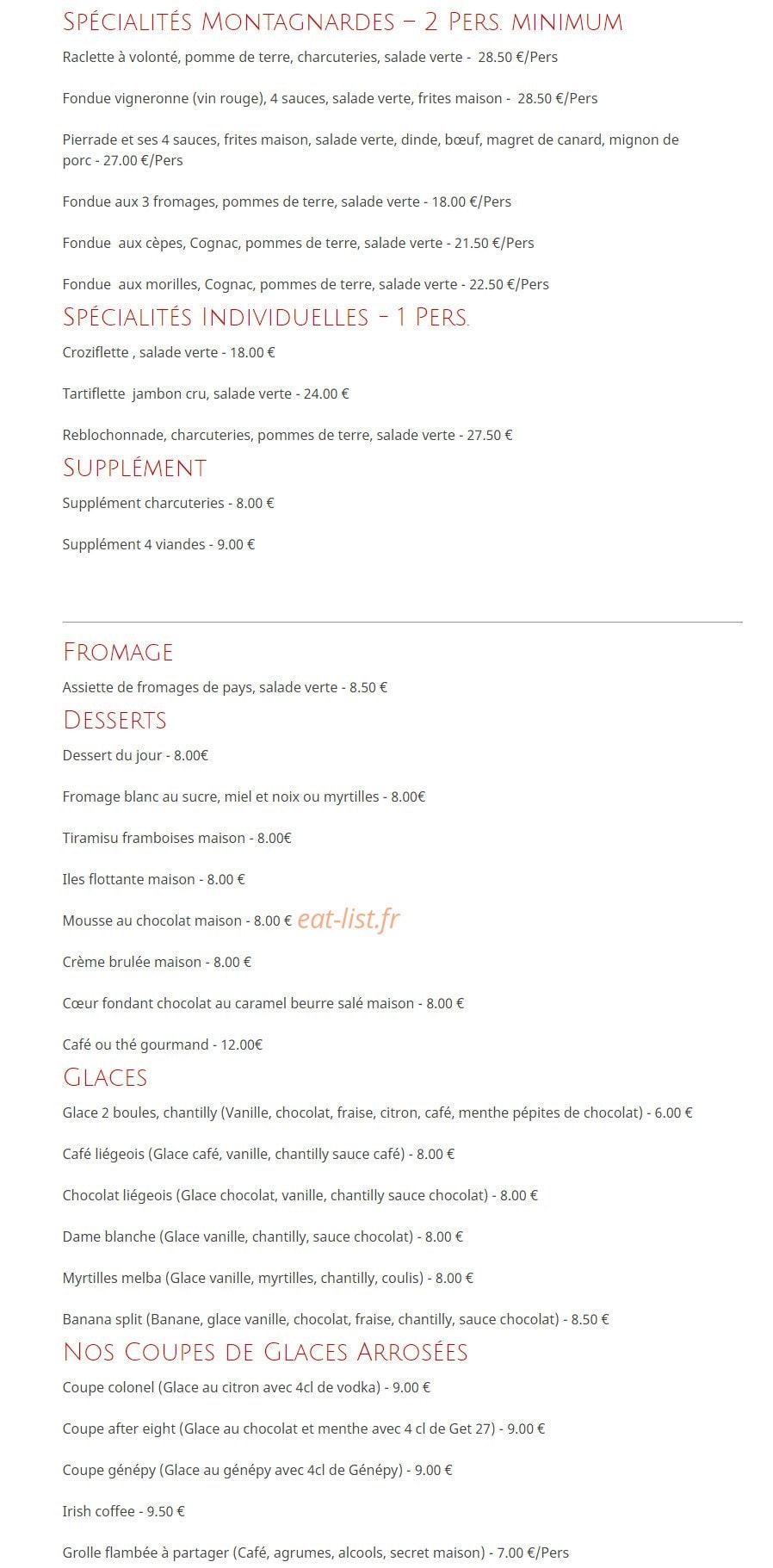 Petit Chaperon Rouge — carte page 2