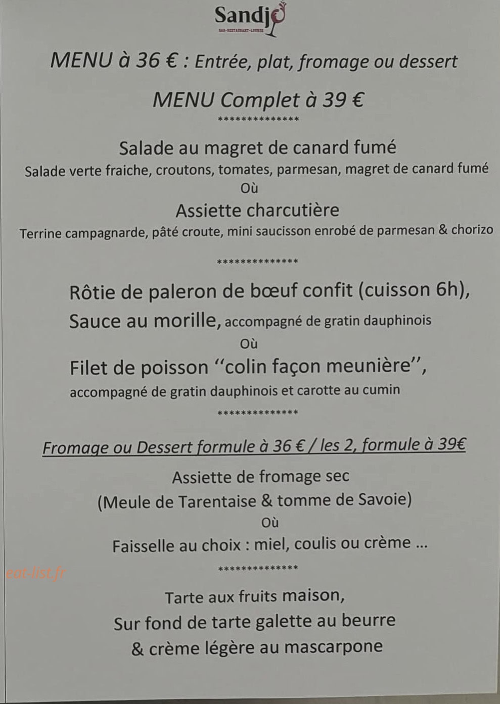Sandjo — carte page 2