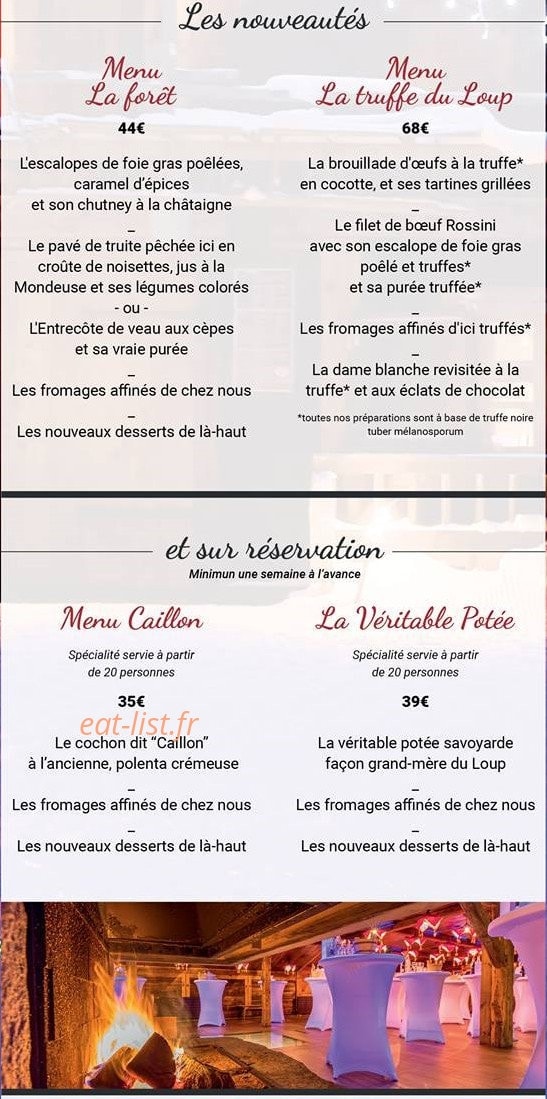 Chalet du Loup — carte page 3