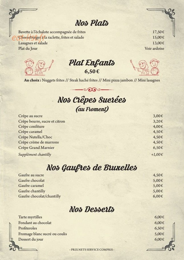 Hotel central — carte page 4