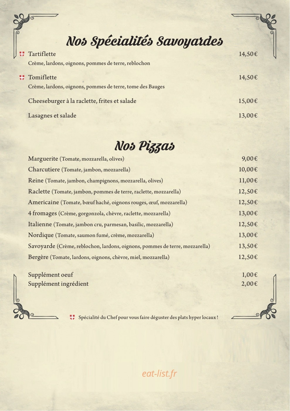 Hotel central — carte page 2