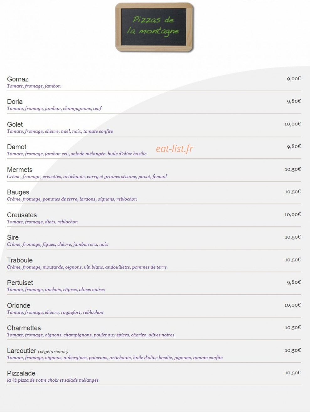 Le Caribou — carte page 3