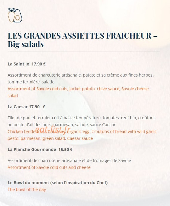 Le Saint-Jo — carte page 2