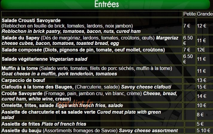 Le Sapey — carte page 1