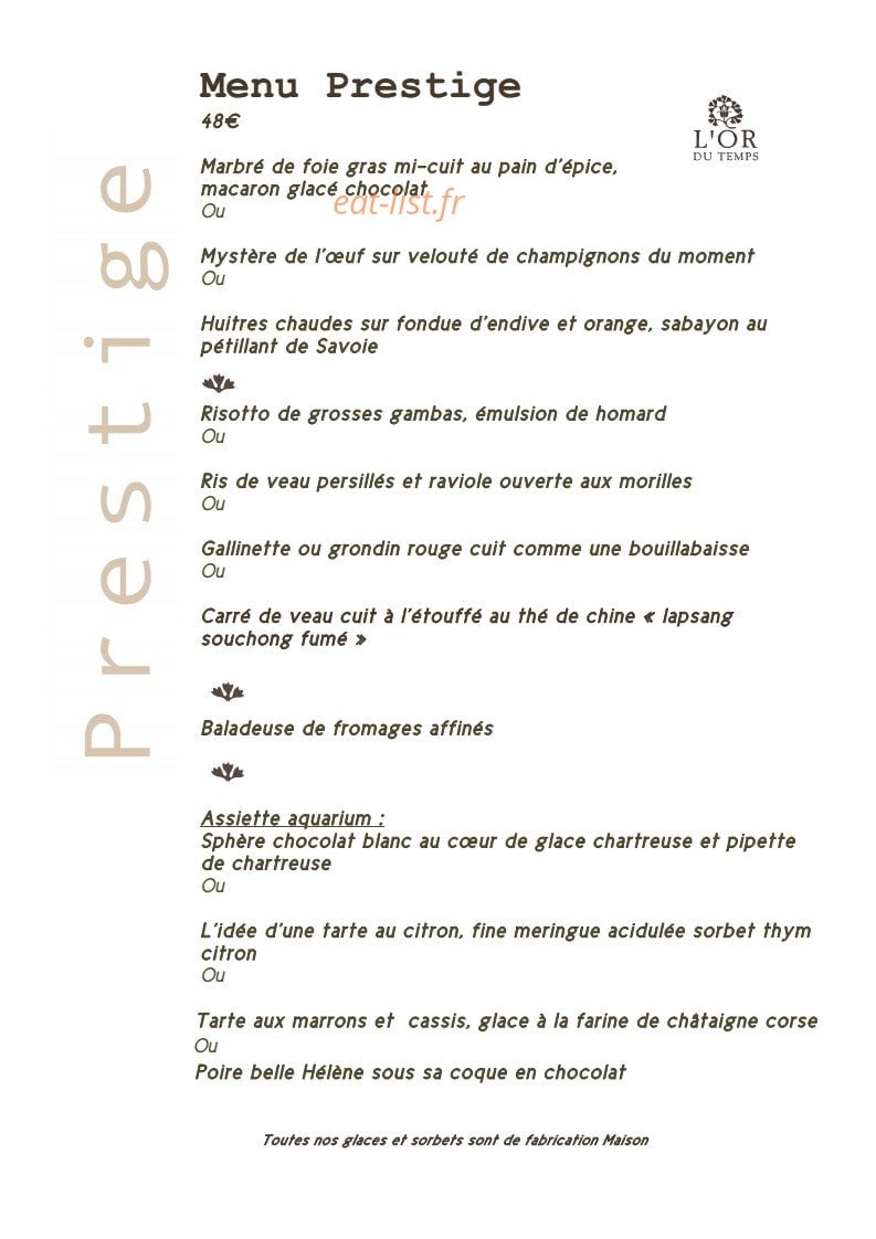 L'or du temps — carte page 2