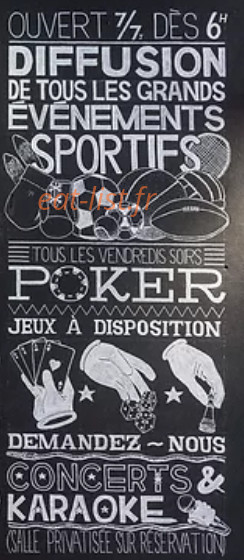 Carte et menu de Café des Sports à Saint-Genix-les-Villages — Les informations