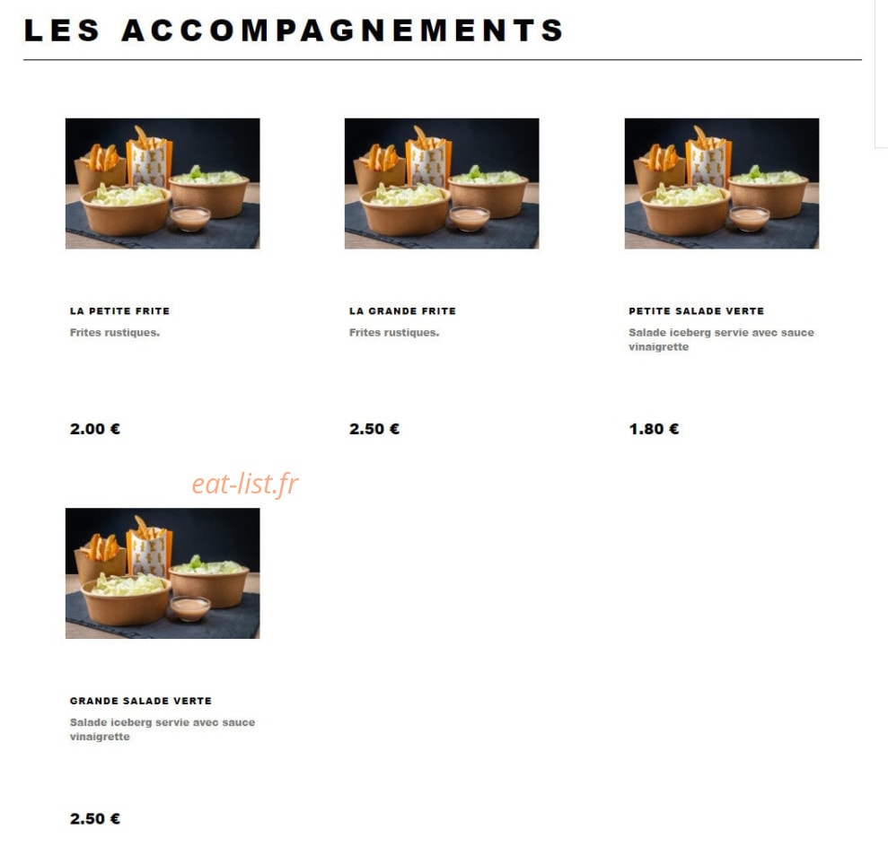 Burger 73 — carte page 6