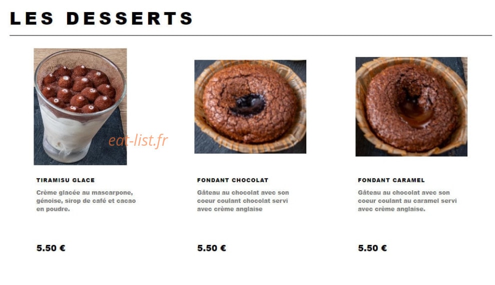 Burger 73 — carte page 7