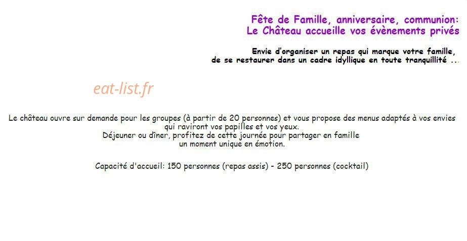 Chateau  Feissons — carte page 2
