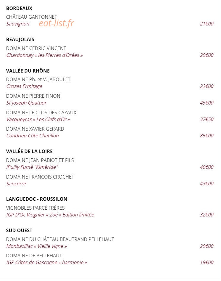 L'Õ à la bouche — carte page 8