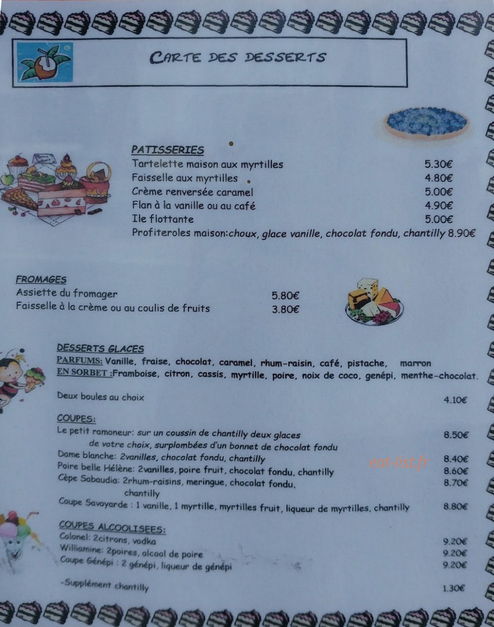 La Sabaudia — carte page 5