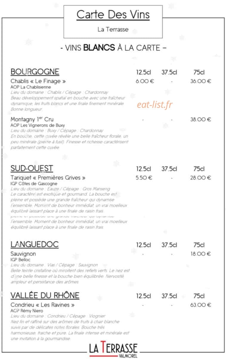 La Terrasse — carte page 13