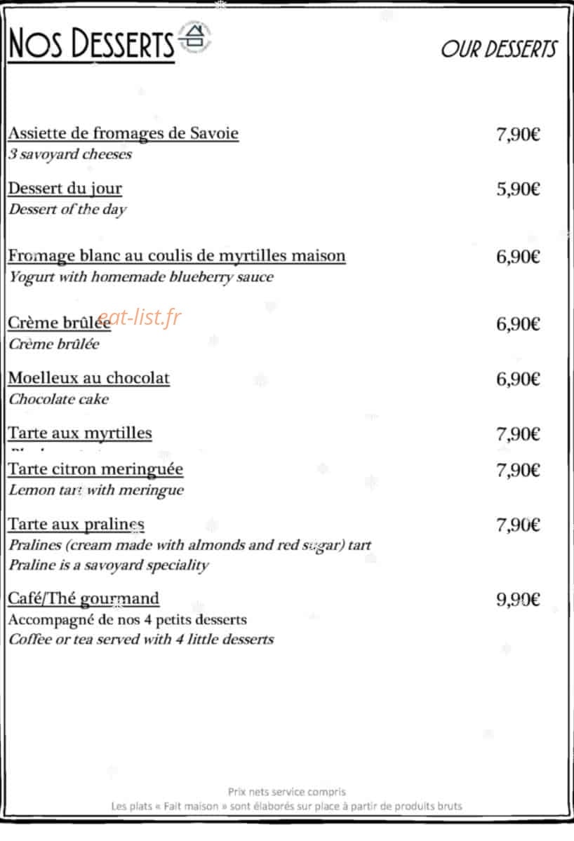 La Terrasse — carte page 8
