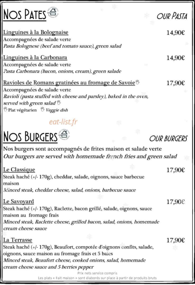 La Terrasse — carte page 3