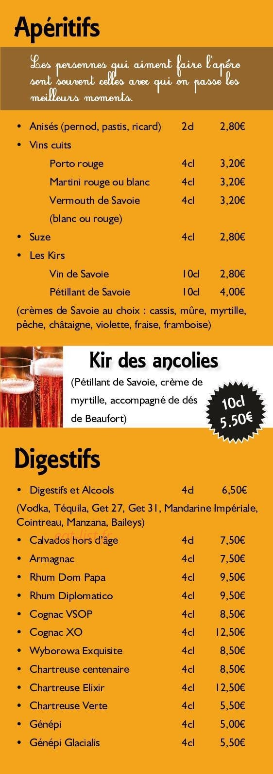 Café Léo — carte page 7