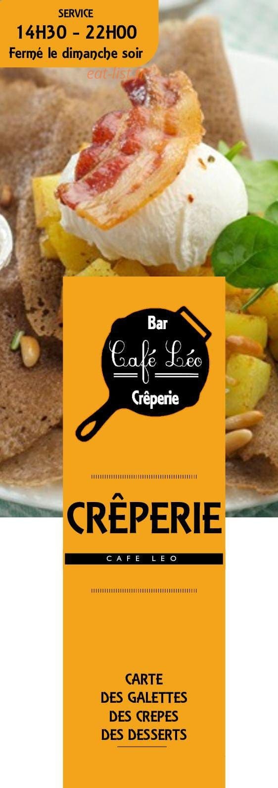 Café Léo — carte page 1