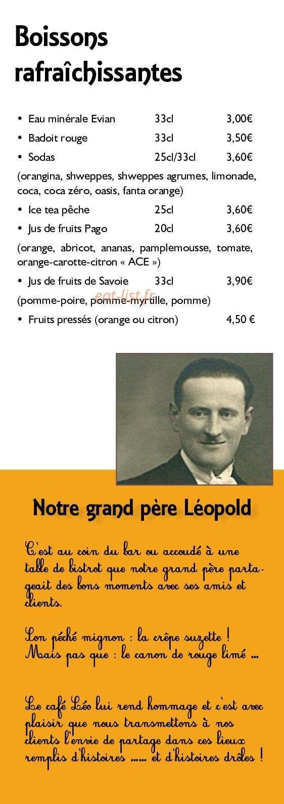 Café Léo — carte page 11