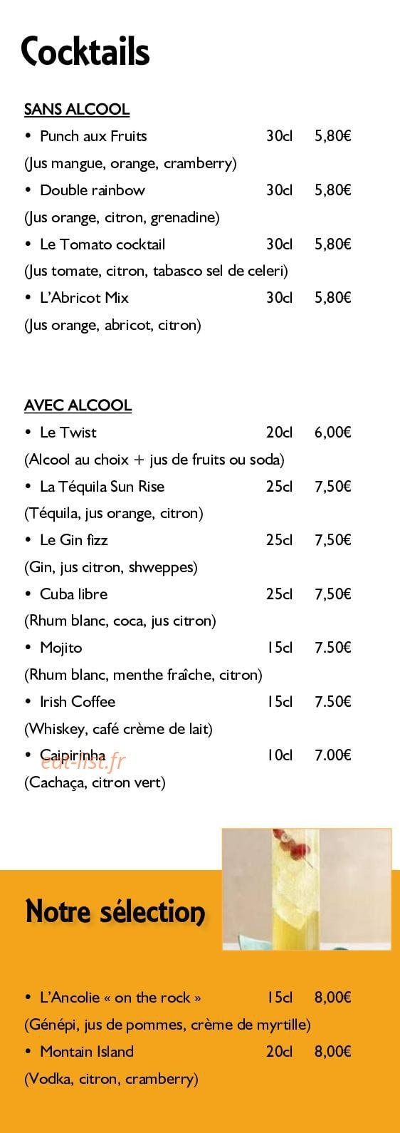 Café Léo — carte page 8