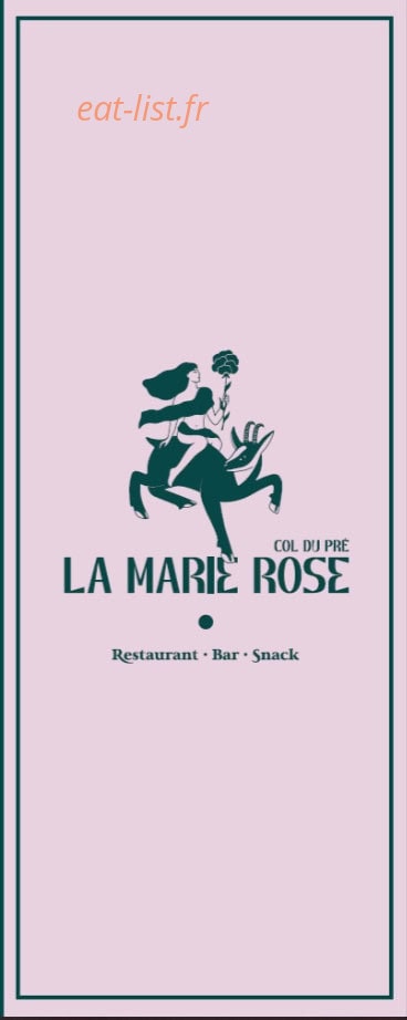 La Marie Rose — carte page 1