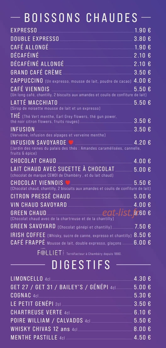 La terrasse d'ISA — carte page 7