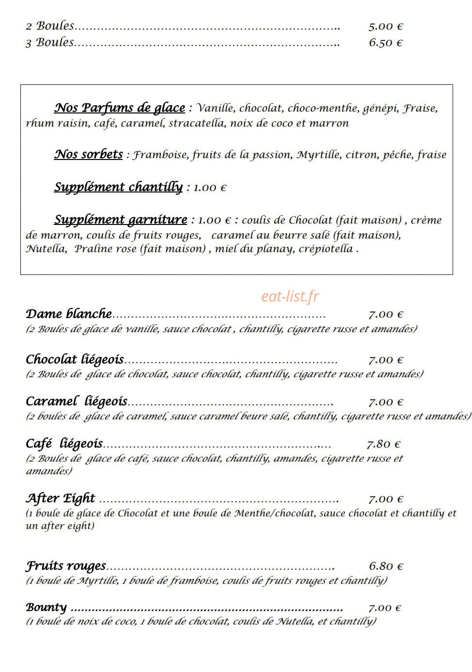 La terrasse d'ISA — carte page 13