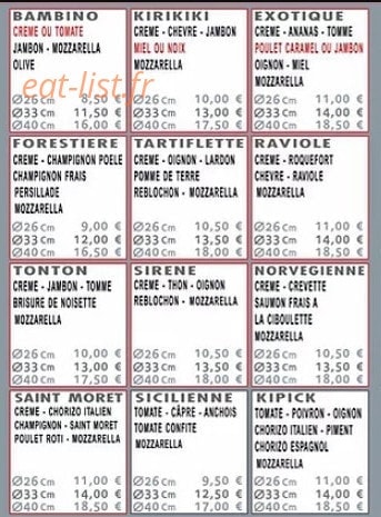 Anzio Pizza — carte page 3