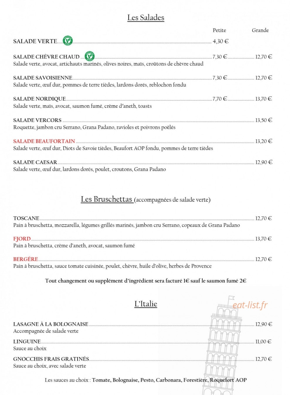 Pizza Pepone — carte page 6