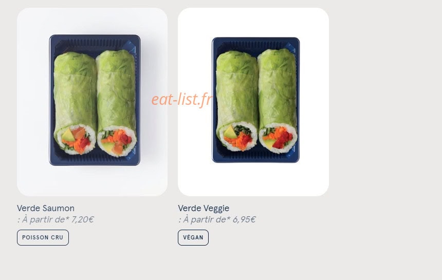 Sushi Daily — carte page 8