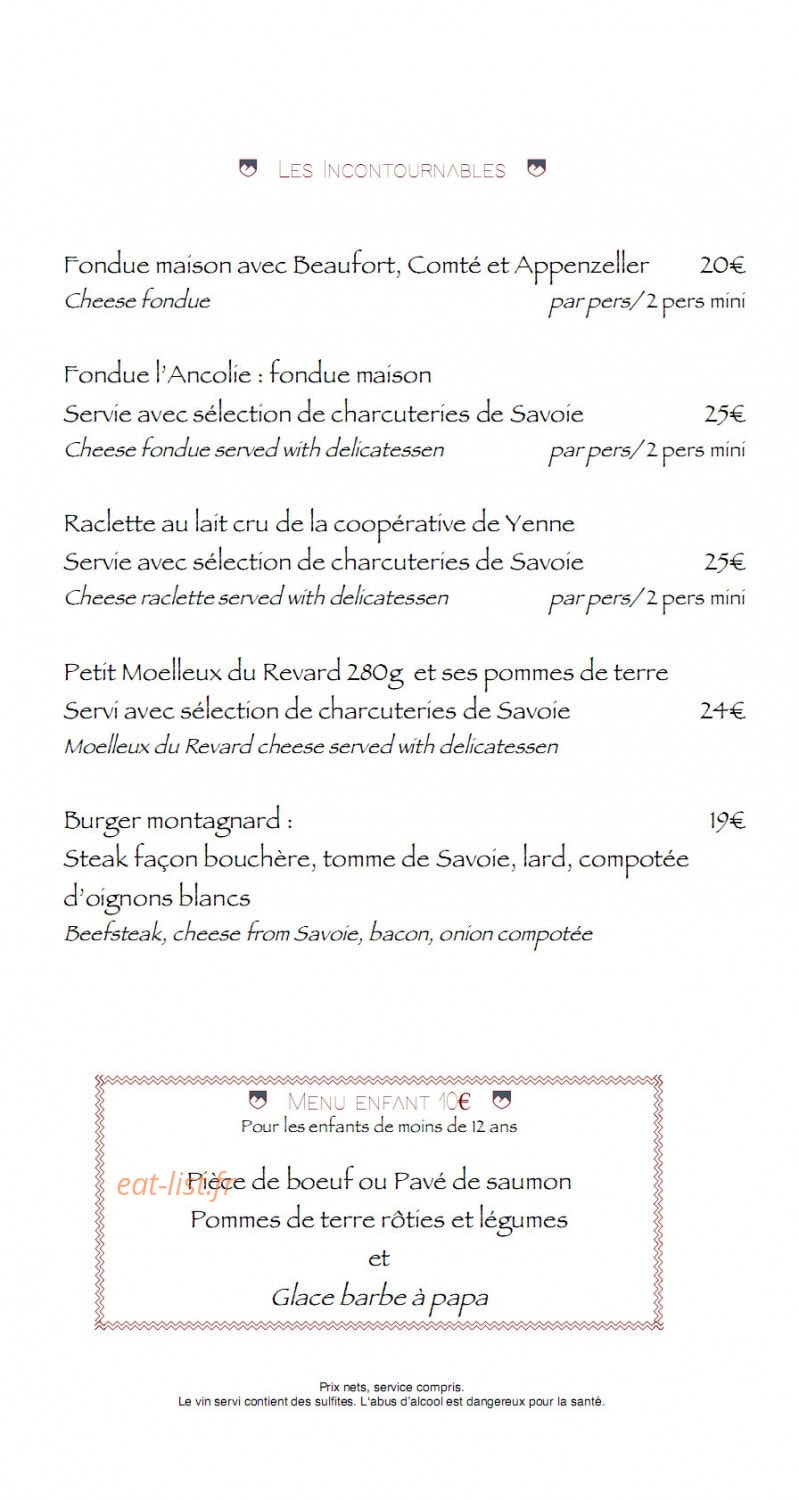 L'Ancolie — carte page 5