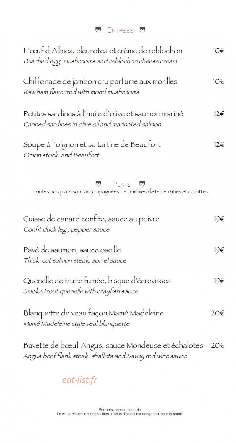 L'Ancolie — carte page 4