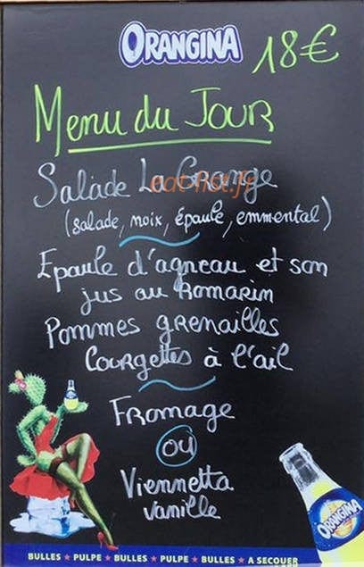 La Grange — carte page 1