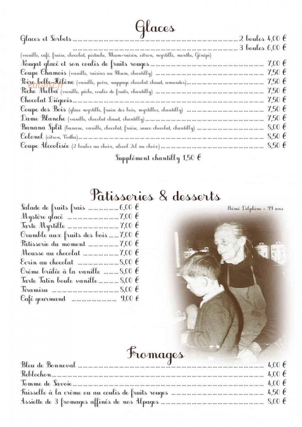 Le Chamois — carte page 14