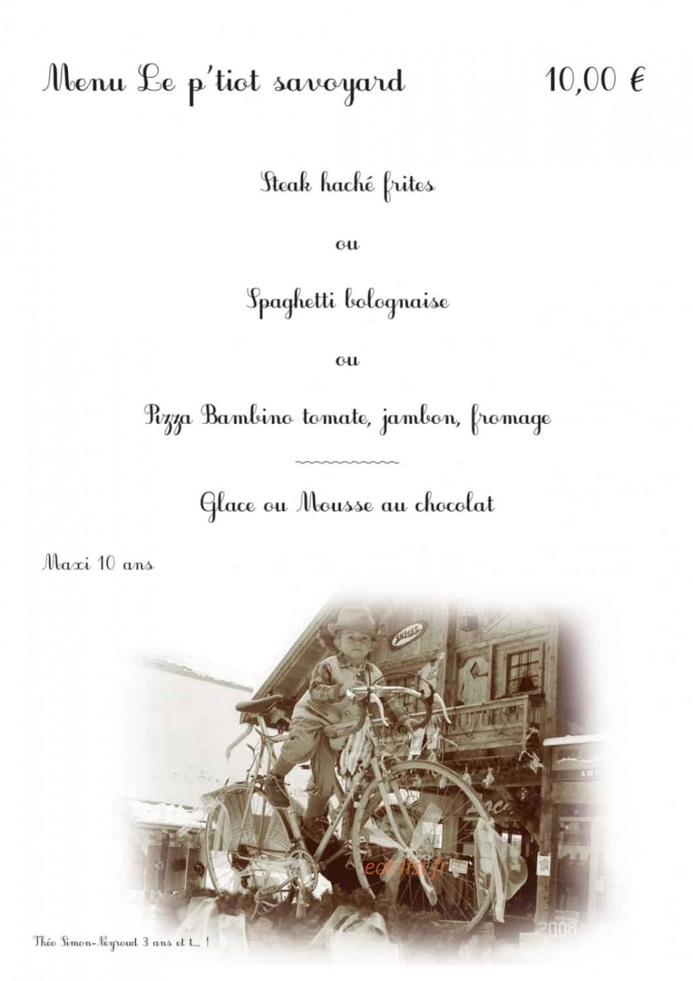 Le Chamois — carte page 12