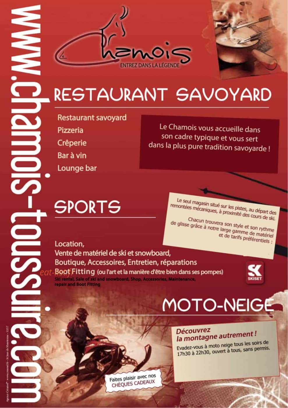 Le Chamois — carte page 4