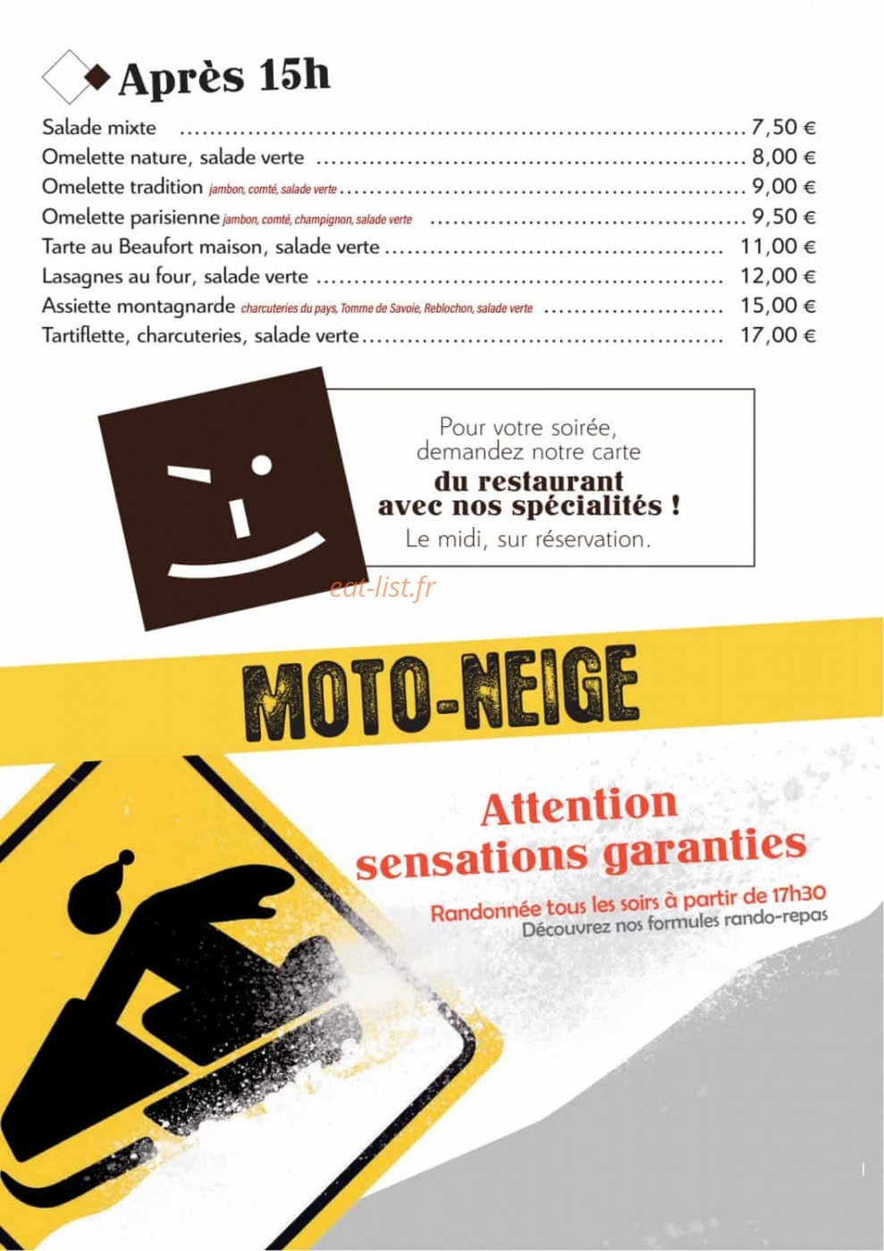Le Chamois — carte page 20