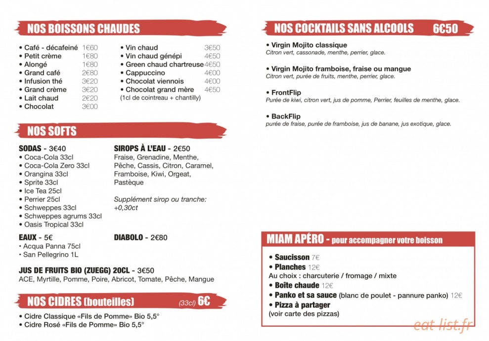 Le Tonneau — carte page 5