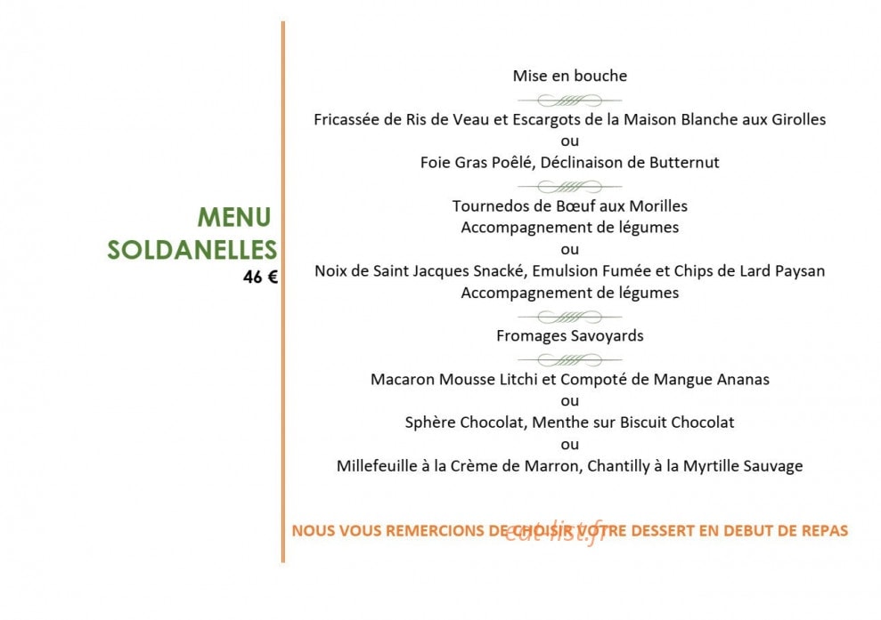 Les Soldanelles — carte page 3
