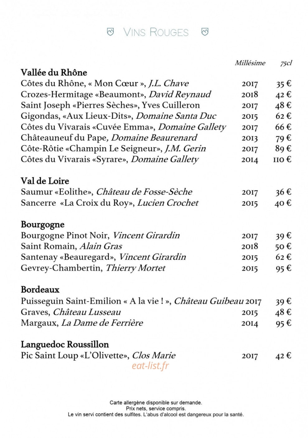 Sopar Restaurant — carte page 7