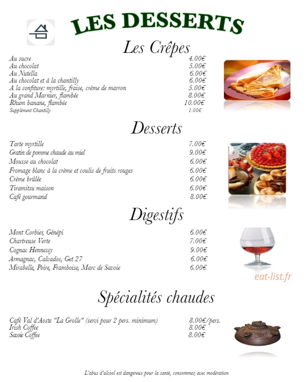 Le Saint Moritz — carte page 5