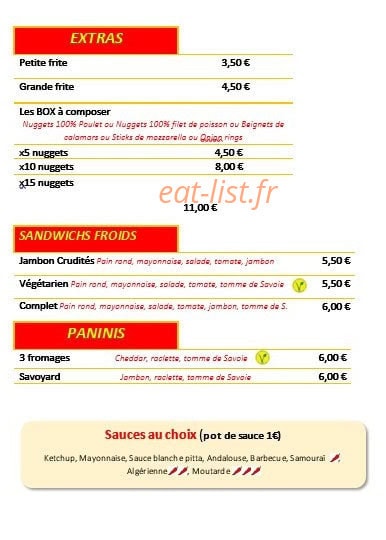 Le Wagon Bar — carte page 4