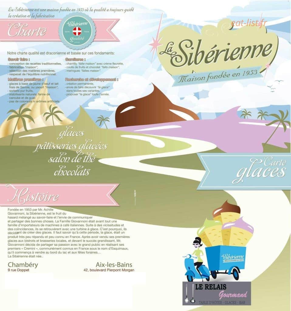 Le Relais Gourmand — carte page 3