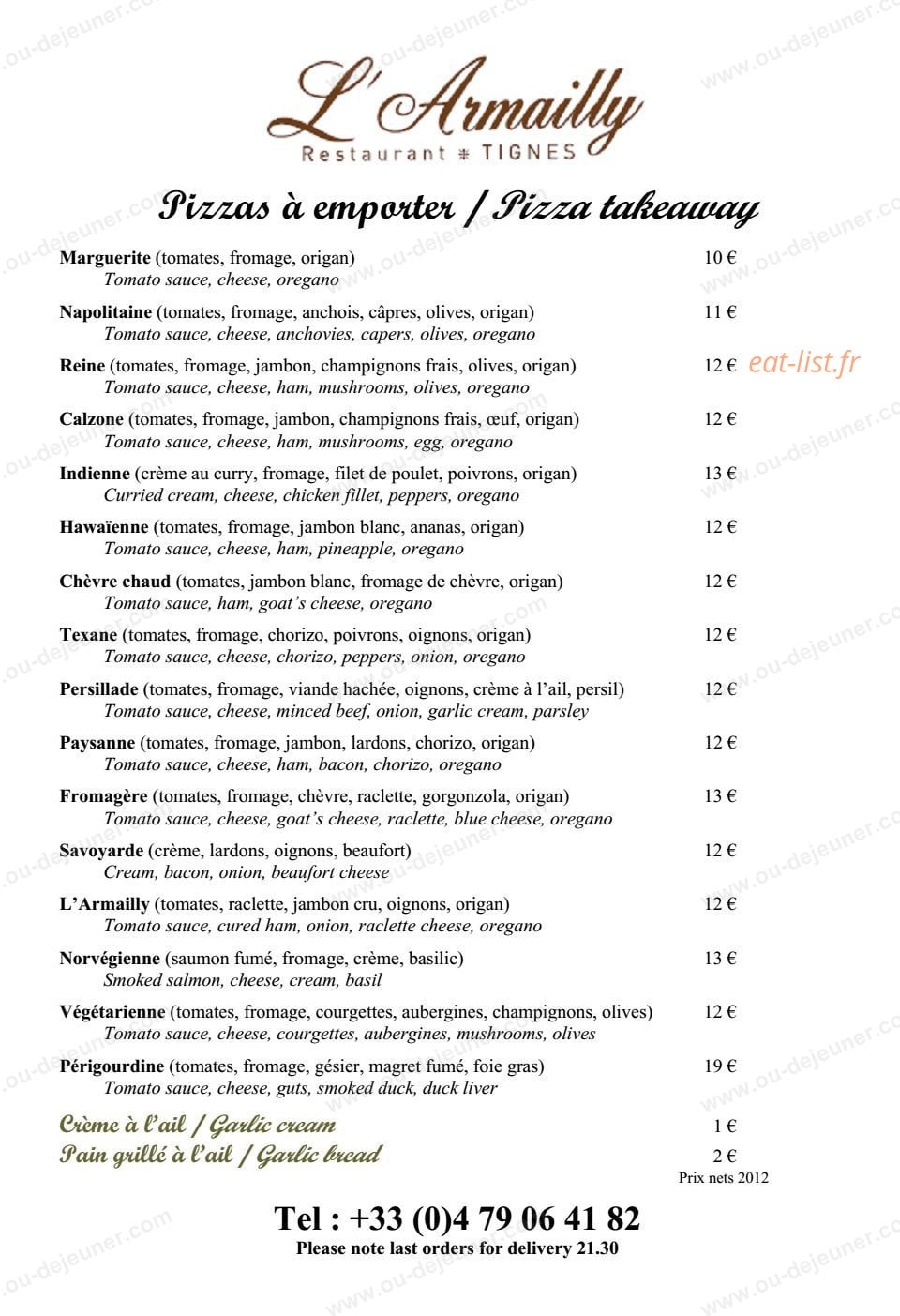 L' armailly — carte page 7