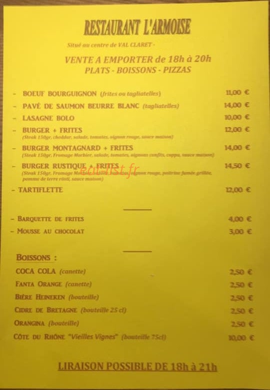 L'Armoise — carte page 1