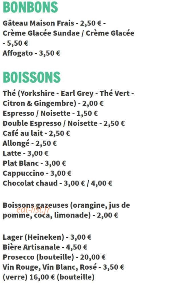 La Cantine — carte page 4