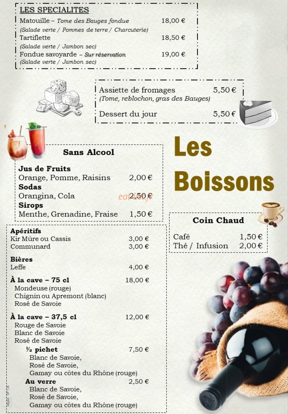 Le Plat Gourmand — carte page 2