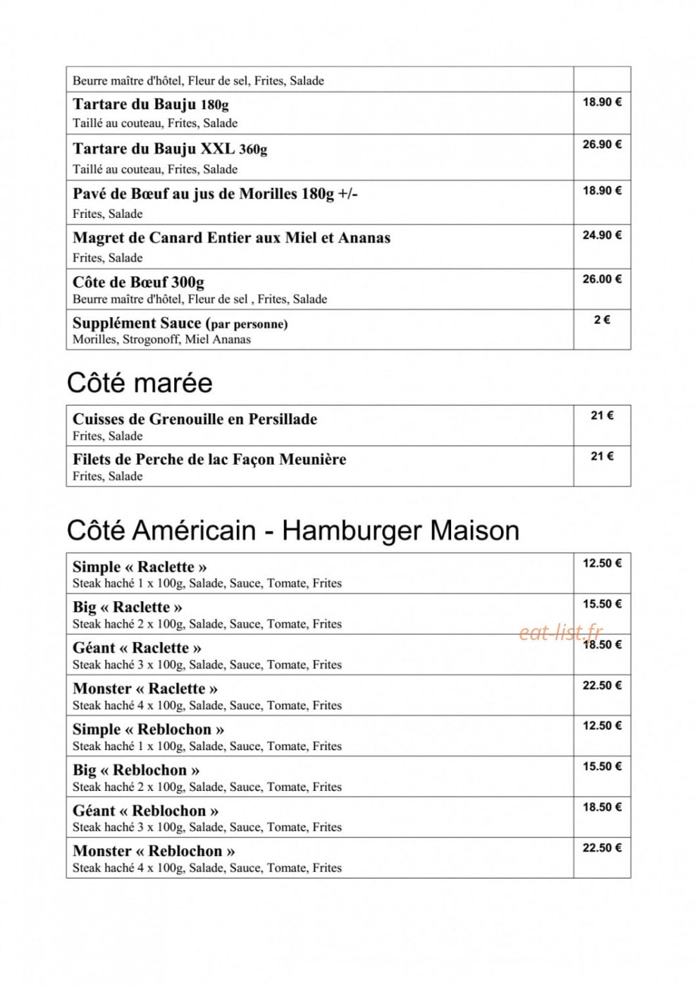 La grolle — carte page 2