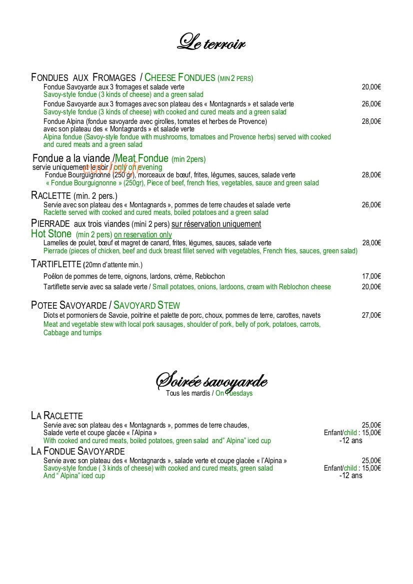 Alpina — carte page 1