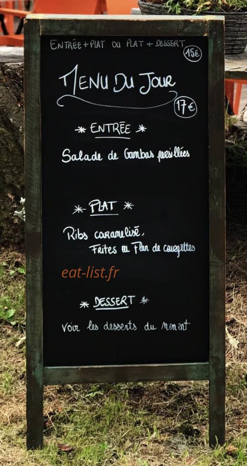 Restaurant le Canada — carte page 1