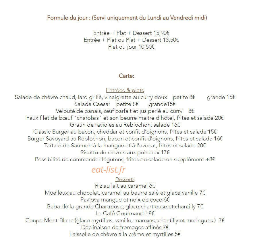 La Corderie — carte page 1